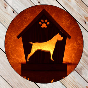 CANE CORSO Personalized Dog Memorial Gift | Doghouse LED Tealight - DogPound Creations