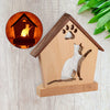 Cat High Five Cathouse Tealight - DogPound Creations