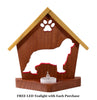 CAVALIER KING Personalized Dog Memorial Gift | Doghouse LED Tealight - DogPound Creations