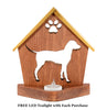 DALMATIAN Personalized Dog Memorial Gift | Doghouse LED Tealight - DogPound Creations