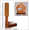Elephant & Baby Tealight Candle Holder Cottage - Personalized Elephant Home Décor - DogPound Creations