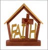 Faith in Church Tealight Candle Holder - Personalized Religious Home Décor - DogPound Creations