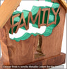 Family Tree Tealight Candle Holder Cottage - Personalized Home Décor Gift - DogPound Creations