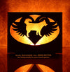 Havanese • Husky • Irish Setter - Personalized Dog Memorial • Angel Wing Tealight Candle Holder - DogPound Creations