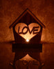 Heart Tea Light Holder Cottage-Unique-Inspirational Décor-LED Candle Holder-Love Tealight-Handcrafted Gift - DogPound Creations