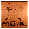 Holiday Nativity Clock - Personalized Christmas Home Decor Gift - DogPound Creations
