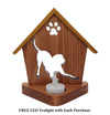 LABRADOR Personalized Dog Memorial Gift | Doghouse LED Tealight - DogPound Creations