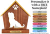 LHASA APSO Personalized Dog Memorial Gift | Doghouse LED Tealight - DogPound Creations