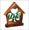 Live Love Laugh Shamrock Tealight Candle Holder Set - Personalized Inspirational Home Decor Gift - DogPound Creations