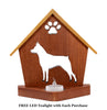 MIN PIN Personalized Dog Memorial Gift | Doghouse LED Tealight - DogPound Creations
