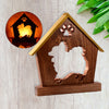 PAPILLON Personalized Dog Memorial Gift | Doghouse LED Tealight - DogPound Creations