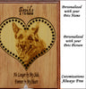 "Paw Heart" Engraved Pet Portrait Pet Loss Dog Cat Memorial - DogPound Creations