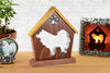 SAMOYED Personalized Dog Memorial Gift | Doghouse LED Tealight - DogPound Creations