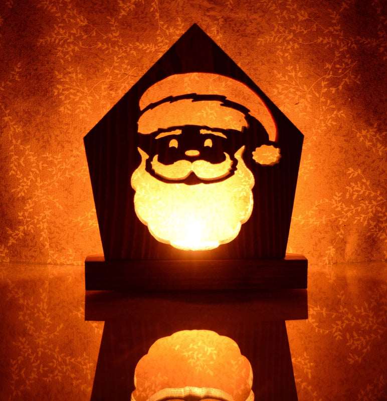SANTA CLAUS Holiday Keepsake Tealight Candle Holder - Unique Christmas Home Decor Gift