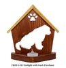 SHEEPDOG Personalized Dog Memorial Gift | Doghouse LED Tealight - DogPound Creations