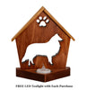 SHELTIE Personalized Dog Memorial Gift | Doghouse LED Tealight - DogPound Creations