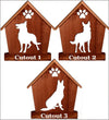 SHEPHERD Personalized Dog Memorial Gift | Doghouse LED Tealight - DogPound Creations