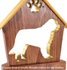 St BERNARD Personalized Dog Memorial Gift | Doghouse LED Tealight - DogPound Creations