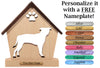 STAFFIE Personalized Dog Memorial Gift | Doghouse LED Tealight - DogPound Creations