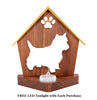 WESTIE Personalized Dog Memorial Gift | Doghouse LED Tealight - DogPound Creations